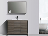 Arya Maple Gray Single Sink Bathroom Vanity - The Flooring Factory