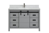 Florentino Gray Single Sink Bathroom Vanity - The Flooring Factory
