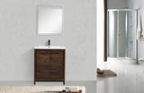 Arya Rose Wood Single Sink Bathroom Vanity - The Flooring Factory