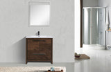 Arya Rose Wood Single Sink Bathroom Vanity - The Flooring Factory