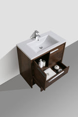 Arya Rose Wood Single Sink Bathroom Vanity - The Flooring Factory