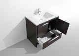 Arya Matte Gray Single Sink Bathroom Vanity - The Flooring Factory