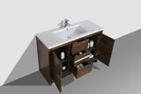 Arya Rose Wood Single Sink Bathroom Vanity - The Flooring Factory