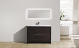 Arya Matte Gray Single Sink Bathroom Vanity - The Flooring Factory