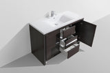 Arya Matte Gray Single Sink Bathroom Vanity - The Flooring Factory