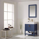 Pompei Royal Blue Single Sink Bathroom Vanity - The Flooring Factory