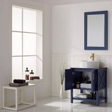 Potenza Royal Blue Single Sink Bathroom Vanity - The Flooring Factory