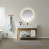 Balboa Gold Single Sink Bathroom Vanity - The Flooring Factory