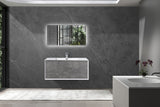 Verona Cement Gray Single Sink Bathroom Vanity - The Flooring Factory