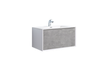 Verona Cement Gray Single Sink Bathroom Vanity - The Flooring Factory