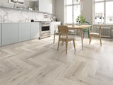 Alps Herringbone-Summit Sky SPC- Waterproof Flooring by Garrison - The Flooring Factory