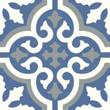 Design- 9"x9" Glazed Porcelain by Emser - The Flooring Factory