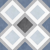 Design- 9"x9" Glazed Porcelain by Emser - The Flooring Factory