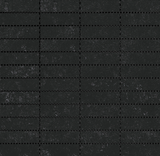 Erosion- 1" x 3" on 12" X 12" Mesh Glazed Porcelain Tile by Emser - The Flooring Factory