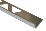 TRIM - Flat Tile Edge Stainless Steel - The Flooring Factory