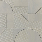 Ironworx- 12" x 12" Geometric Mesh Glazed Porcelain Tile by Emser - The Flooring Factory