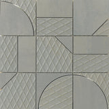 Ironworx- 12" x 12" Geometric Mesh Glazed Porcelain Tile by Emser - The Flooring Factory