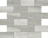 Mood - 2" x 4" on 12”x 12” Mesh Mosaic Glazed Porcelain Tile by Emser - The Flooring Factory