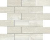 Mood - 2" x 4" on 12”x 12” Mesh Mosaic Glazed Porcelain Tile by Emser - The Flooring Factory