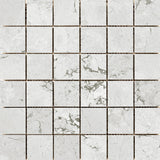 Newport- 2"x 2" Glazed Porcelain on a 12”x12” Mesh Mosaic Tile by Emser - The Flooring Factory