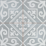 Nostalgia - 18”x 18” Glazed Ceramic Tile by Emser - The Flooring Factory