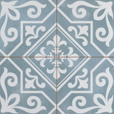 Nostalgia - 18”x 18” Glazed Ceramic Tile by Emser - The Flooring Factory