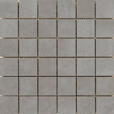 Uptown- 2"x 2" on 12" x 12" Mesh Mosaic Glazed Porcelain Tile by Emser - The Flooring Factory