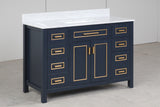 Venetian Blue Single Sink Bathroom Vanity - The Flooring Factory