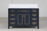 Venetian Blue Single Sink Bathroom Vanity - The Flooring Factory