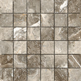 VIENNA - 2”X2” on 13”x 13” Mesh Mosaic Glazed Porcelain Tile by Emser - The Flooring Factory