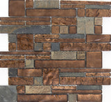 VISTA™ -  Glass & Stone Mosaic Tile by Emser Tile - The Flooring Factory