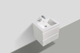 Sienna White Single Sink Bathroom Vanity - The Flooring Factory