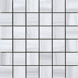 CHRONICLE - 2" x 2" on 12”x 12” Mesh Mosaic Glazed Porcelain Tile by Emser - The Flooring Factory