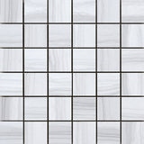 NOWEIGHT ARCHIVE - 2"x2" on 12" X 12" Mosaic Mesh Glazed Porcelain Tile by Emser - The Flooring Factory