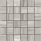 CIUDAD - 2" x 2" on 12”x 12” Mesh Mosaic Glazed Ceramic Tile by Emser - The Flooring Factory