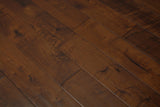 Maple Espresso - Garrison II Distressed - Engineered Hardwood Flooring by The Garrison Collection - The Flooring Factory