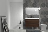 Sienna G Oak Single Sink Bathroom Vanity - The Flooring Factory