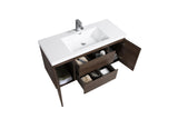 Sienna G Oak Single Sink Bathroom Vanity - The Flooring Factory