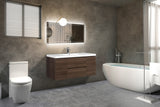 Sienna G Oak Single Sink Bathroom Vanity - The Flooring Factory