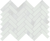 Vara - 1" x 3" Herringbone Mesh Mosaic Glazed Porcelain Tile by Emser - The Flooring Factory