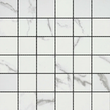 Serendra- 2"x 2" on 12" x 12" Mesh Mosaic Glazed Porcelain Tile by Emser - The Flooring Factory