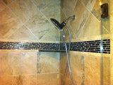VISTA GLASS & STONE LINEAR BLENDS™ -  Glass & Stone Mosaic Tile by Emser Tile - The Flooring Factory