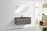 Le Mans Black Single Sink Bathroom Vanity - The Flooring Factory