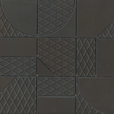 Ironworx- 12" x 12" Geometric Mesh Glazed Porcelain Tile by Emser - The Flooring Factory