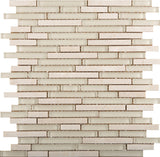 LUCENTE GLASS & STONE LINEAR BLENDS™ - Glass Wall Tile & Mosaic Tile by Emser Tile - The Flooring Factory