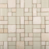 LUCENTE GLASS & STONE PATTERN BLENDS™ - Glass Wall Tile & Mosaic Tile by Emser Tile - The Flooring Factory