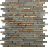 LUCENTE GLASS & STONE LINEAR BLENDS™ - Glass Wall Tile & Mosaic Tile by Emser Tile - The Flooring Factory