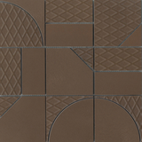 Ironworx- 12" x 12" Geometric Mesh Glazed Porcelain Tile by Emser - The Flooring Factory