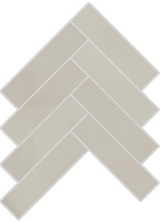 Ironworx- 3" x 12" Herringbone Solid Mesh Glazed Porcelain Tile by Emser - The Flooring Factory