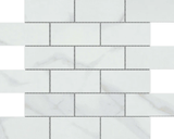 Serendra- 2"x 4" on 12" x 12" Mesh Mosaic Glazed Porcelain Tile by Emser - The Flooring Factory